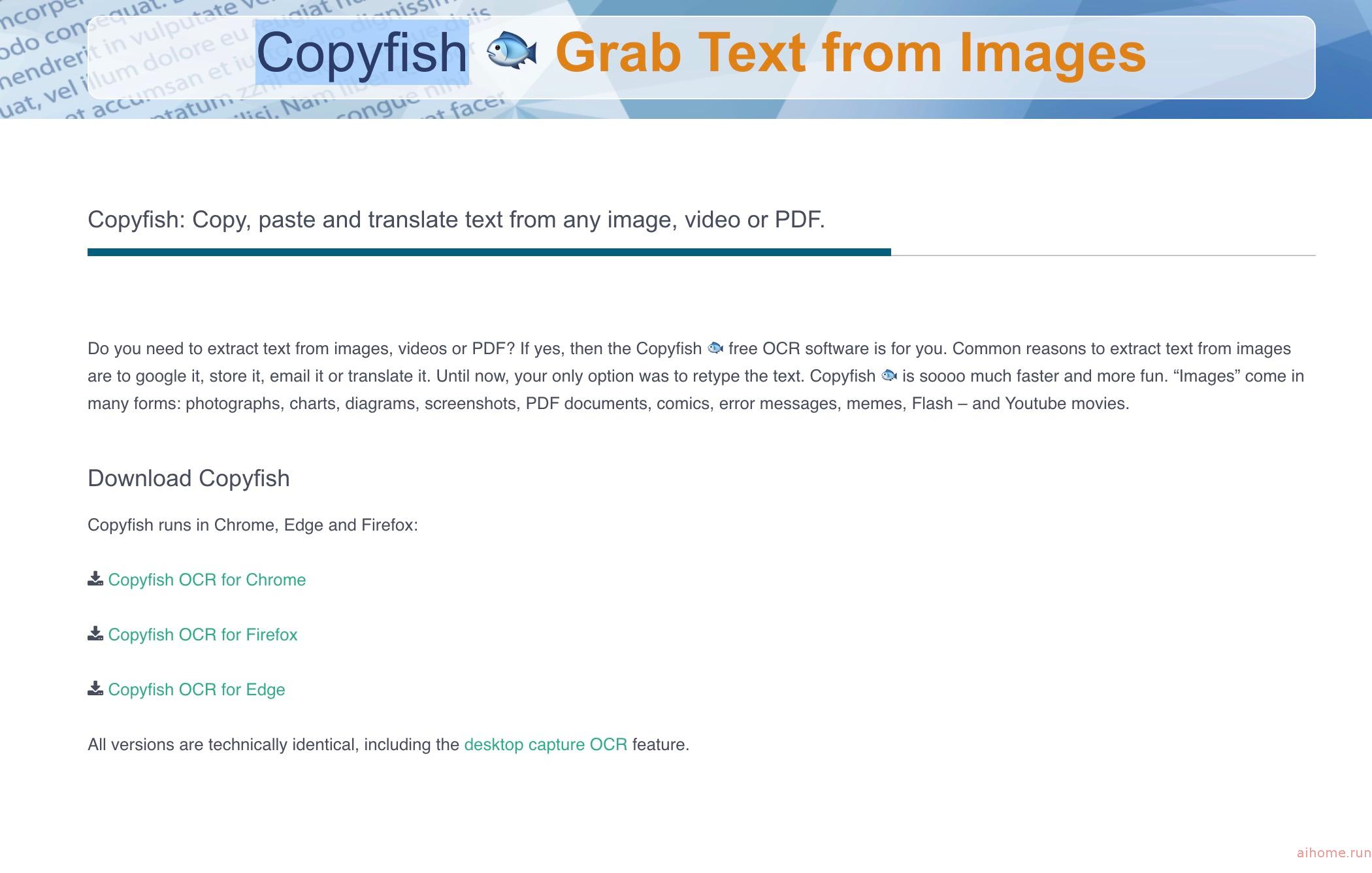 Copyfish